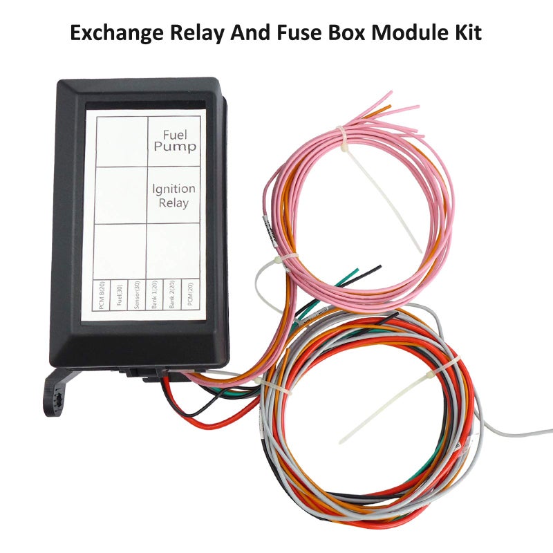 TIKSCIENCE Swap Relay and Fuse Box Block Kit, Waterproof Standalone Wiring Harnesses Fit for LS1 6.0 5.3 4.8 LSx, with 2 relays and 6 fuses - Image 2
